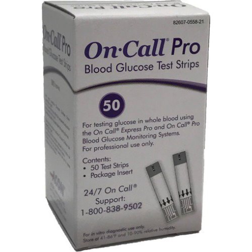 On Call Pro Acon Laboratories On Call Pro Blood Glucose Test Strips 