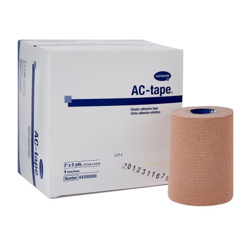 AC-tape Hartmann AC-tape Cotton Elastic Tape, 3 Inch x 5 Yard, Tan ...