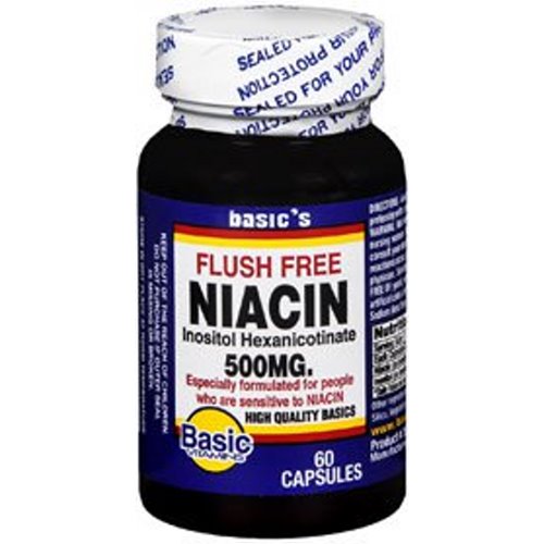 Basic DrugBasic's Flush Free Niacin Dietary Supplement, 1/BT (733480_BT)