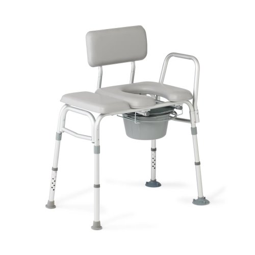 GUARDIAN Medline Transfer Bench Commode Combo Padded G3 101KBPX1