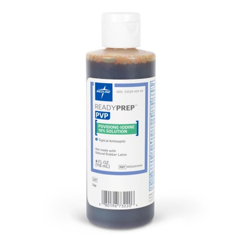 Medline MDS093944 - Povidone Iodine Prep Solutions, 4-fl. oz. (118 mL), 48  EA/CS - CIA Medical