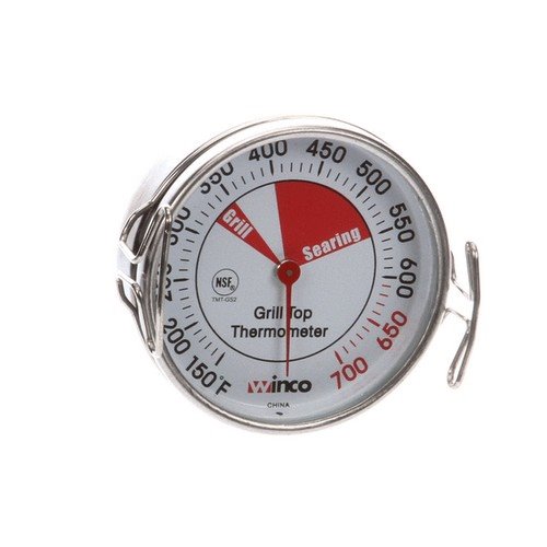 Taylor 6021 Classic 100F to 600F Stainless Grill Thermometer 