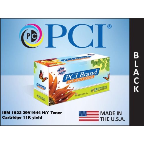 PCI® Brand IBM 39V1644 1622 Black Toner Cartridge 11K Yield (39V1644-PCI)