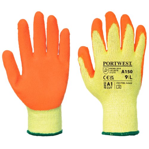 Yellow Classic Work Glove Large