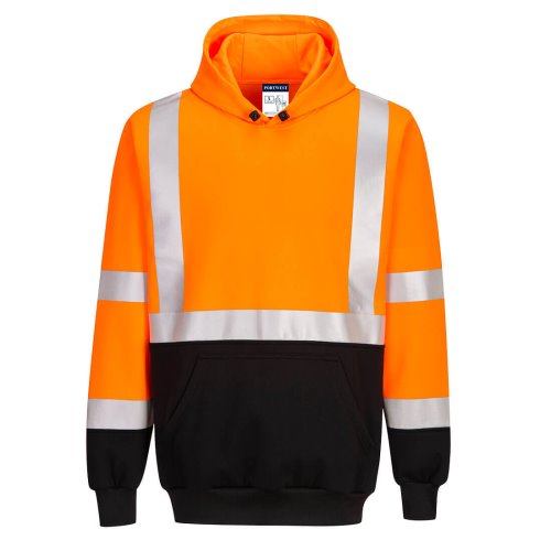 Portwest 2-Tone Hooded Sweatshirt, Size: S UB324OBRS