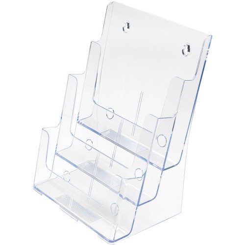 Deflect-o Multi Compartment DocuHolder, 3 Compartments, Clear DEF77301