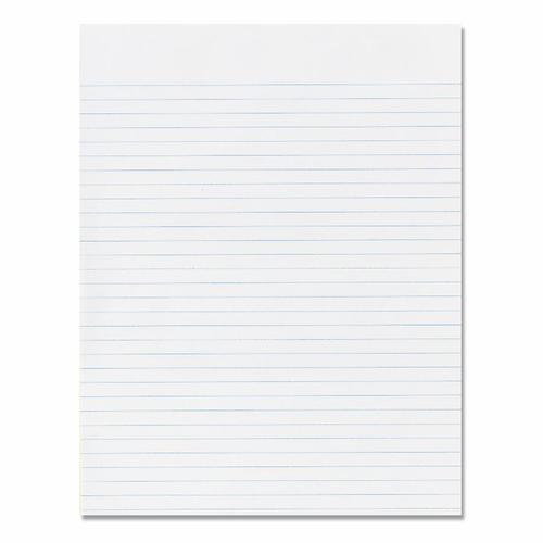 Skilcraft Writing Paper Pad, Wide-Ruled, Letter, 8-1/2