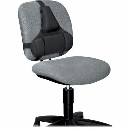 Master Caster Deluxe Seat/Back Cushion W/memory Foam, Black (MAS91061)