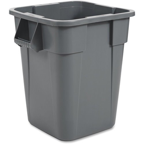 Rubbermaid Commercial Square Brute Container 40-Gal, Gray