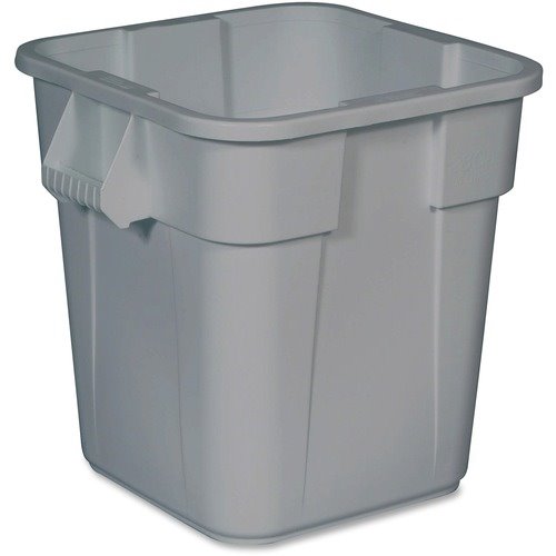 Rubbermaid Commercial Brute Plastic Commercial Trash Can, 32 gal, Gray