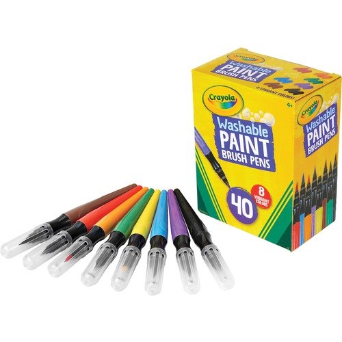 How to Get all the 8 Crayola Paint Brush Pens!! Swatches