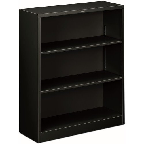 Hon Metal Black 3-Shelf Bookcase | HONS42ABCP