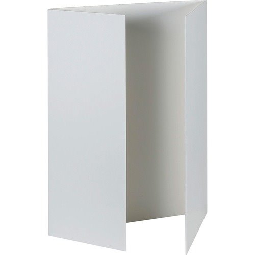 Pacon Presentation Foam Board Tri-fold 48"x36" 6/CT White 38636 