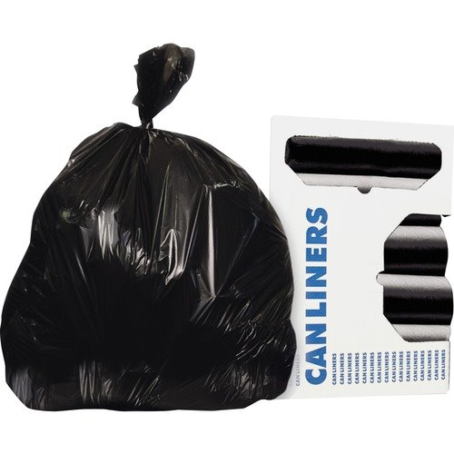 Cleanit 42 Gallon Black Contractor Bags, 33x48, 3MIL, 50 Bags (CIS33483)