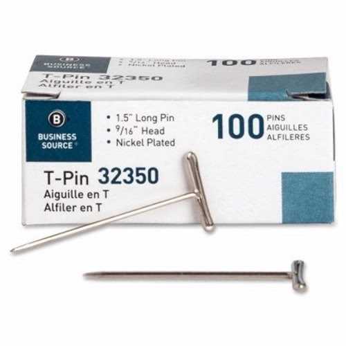 T-PINS, NICKEL PLATED 2, PACK OF 100