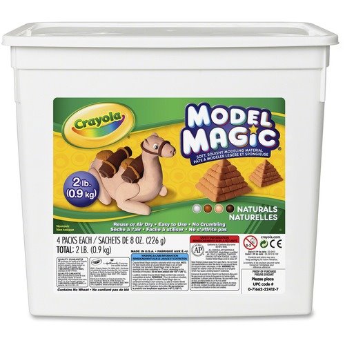 Crayola Model Magic Modeling Compound, 8 oz, White - 96 oz