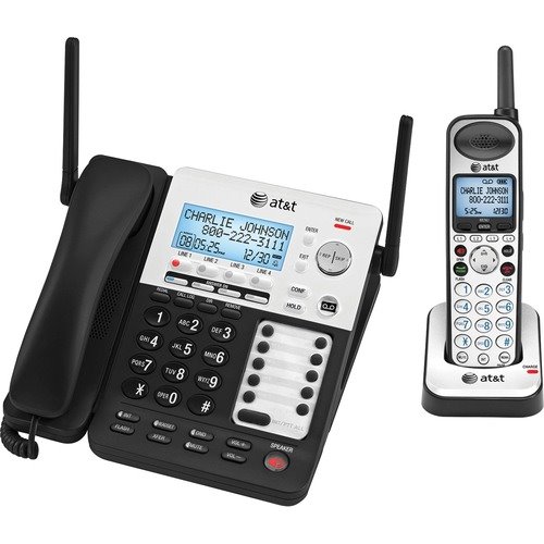 Expandable Corded/cordless Phone System With 1 Handset/base