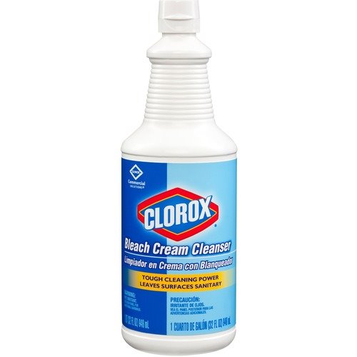 Clorox Bleach Cream Cleanser, Unscented, 8 Bottles (CLO30613)