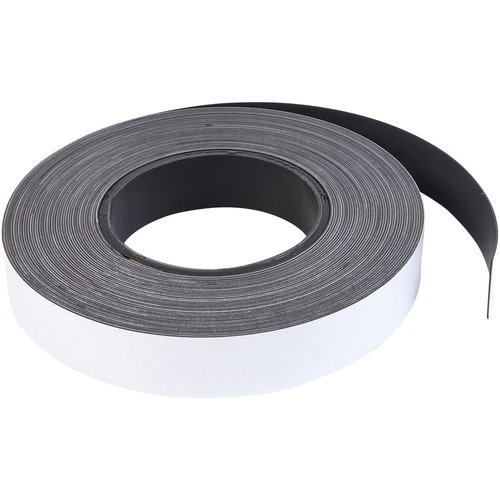 MasterVision 1x50' Adhesive Magnetic Tape - Black