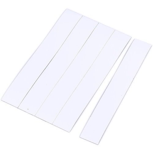 MasterVision® Dry Erase Magnetic Tape Strips, White, 6