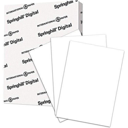 Springhill Digital Index White Card Stock 90 lbs. 8.5 x 11 250 Sheets-pack