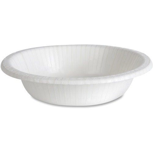 Dixie Ultra Basic Paper Bowls, White, 12 oz - 1000 pack