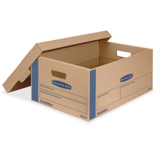 Bankers Box FEL0062701 SmoothMove Moving-storage Box Extra Strength