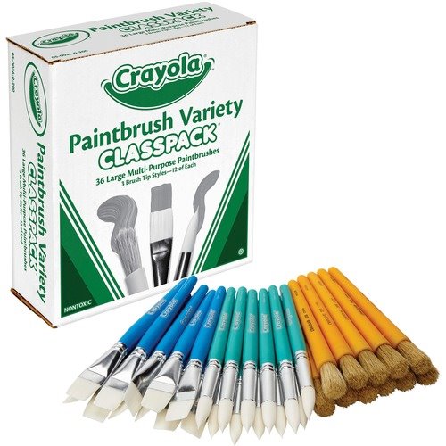 Crayola Camel Hair Watercolor Brushes