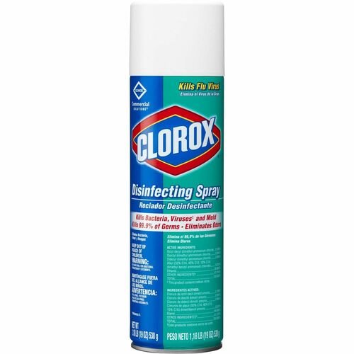 Clorox® 38504 Professional Disinfecting Spray, Fresh Scent, 19 Oz, 432/Bd