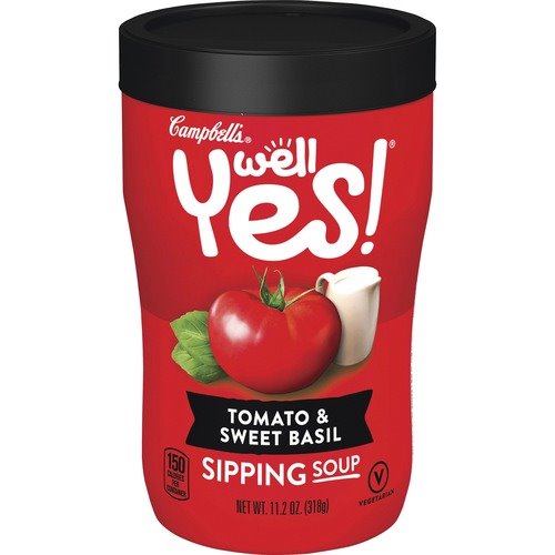 Campbell's Soup, Tomato And Sweet Basil, 11.1 Oz, 8/Ct, Multi CAM25034