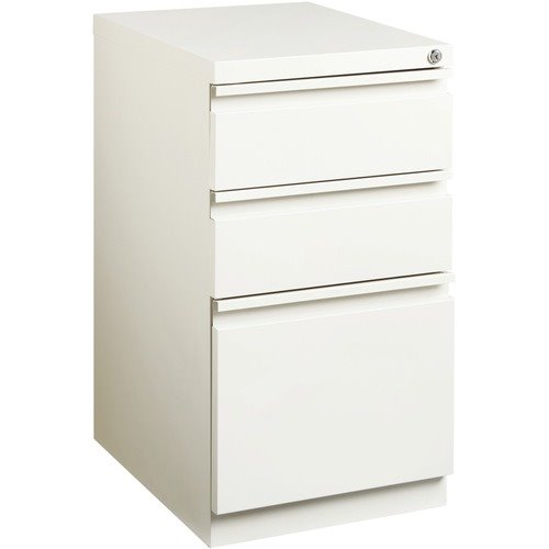 Lorell 3 Drawer Mobile Pedestal File Cabinet 15w X 27 8h White Llr00049