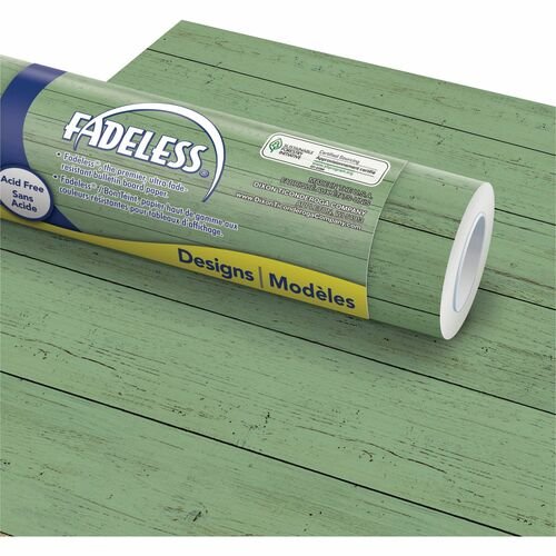 Pacon Fadeless® Design Roll, 48 x 50', Shiplap (PAC56795)