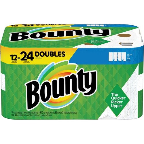 Bounty Select-a-Size Double-Roll 12-Count Paper Towels in the Paper Towels  department at