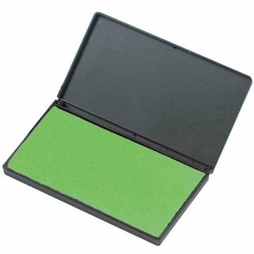 Ink Pad, H: 2 cm, size 3,5x3,5 cm, green, light green, olive, aqua, 4