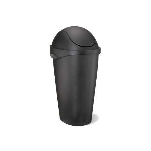 Umbra Swinger Trash Can Black