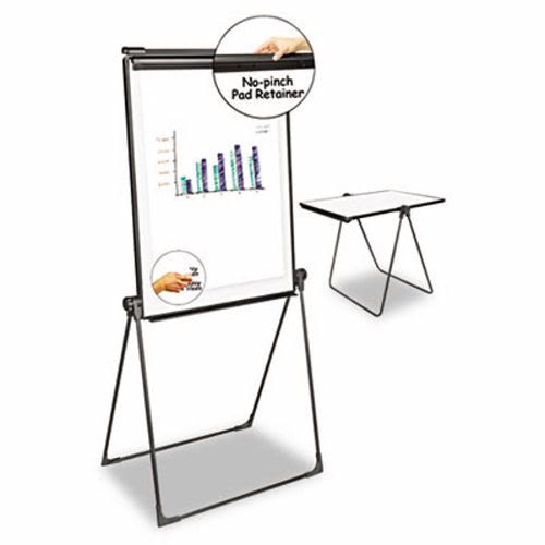 Universal Foldable Double Sided Dry Erase Easel 28.5 x 37.5 White/Black