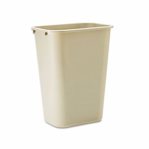 RCP 2957 BEI Beige Rubbermaid Deskside 10-1/4 Gallon Plastic Trash Can 