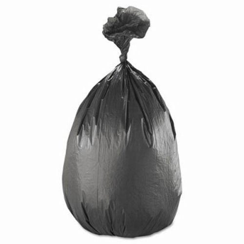 60 Gallon Black Trash Bags, 38x60, 17mic, 200 Bags IBS S386017K