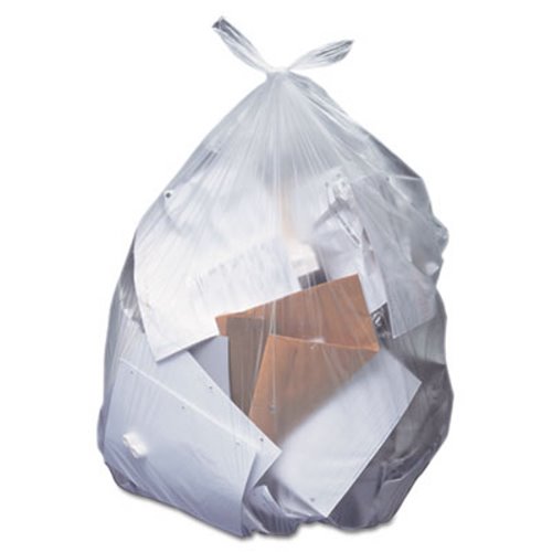 Heritage Low-Density Can Liners, 55 gal, 0.7 mil, 43 x 47, Clear, 100-carton