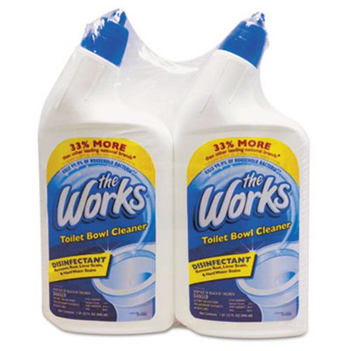 The Works Disinfectant Toilet Bowl Cleaner, 12 Bottles