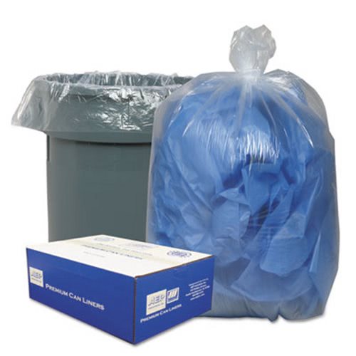 Classic Clear Clear Low-Density Can Liners, 30gal, .6mil, 30 x 36, Clear,  250/Carton WBI303618C