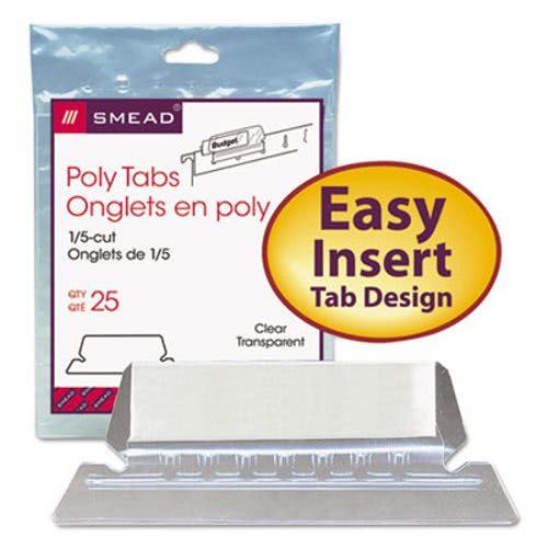 Smead Viewables Hanging Tabs and Labels Pack Refill 3 1/2 Inch White 160/Pack