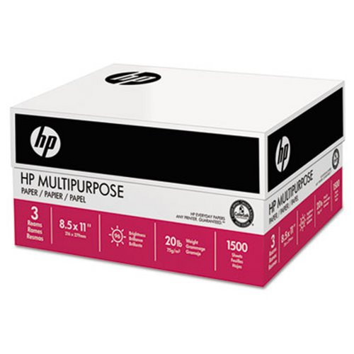 Hp Papers Multipurpose20 Paper 96 Bright 20lb 8 5 X 11 White