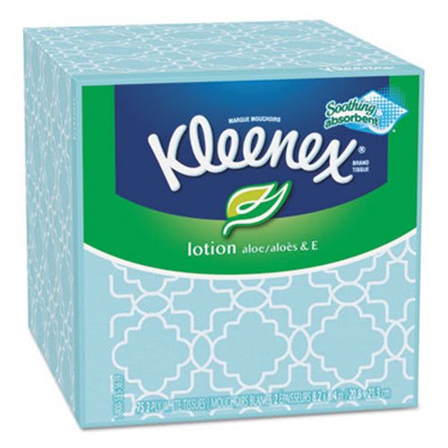 Kleenex facial tissue with lotion
