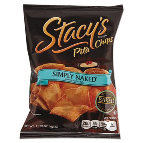 Stacys Organic Pita Chips Simply Naked 28 oz Bag, Pack Of 1