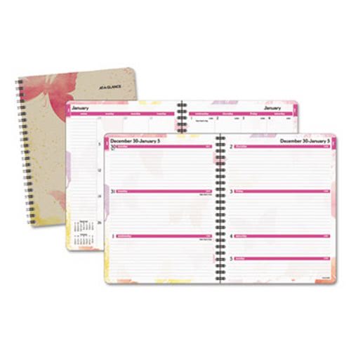 At-A-Glance Watercolors Weekly/Monthly Planner 8 1/2 x 11 Watercolors 2019 