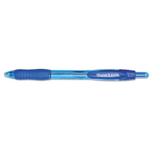 Papermate Fountain Pen Super Glide X 2 Blue Cartridges Comfort Grip 