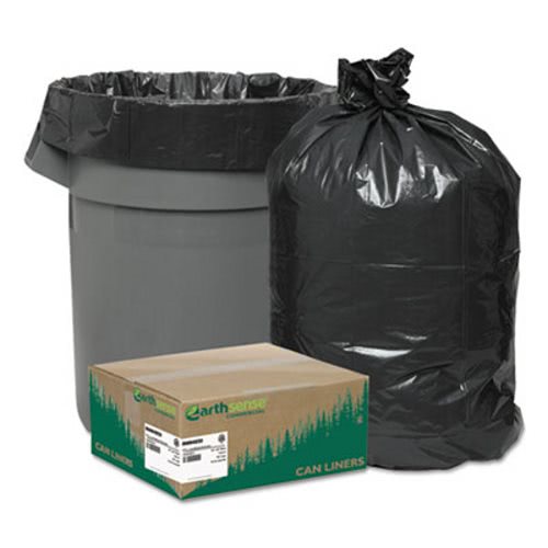 55 Gallon, 2mil Black Trash Bags, 100-Count - Mazer Wholesale, Inc.
