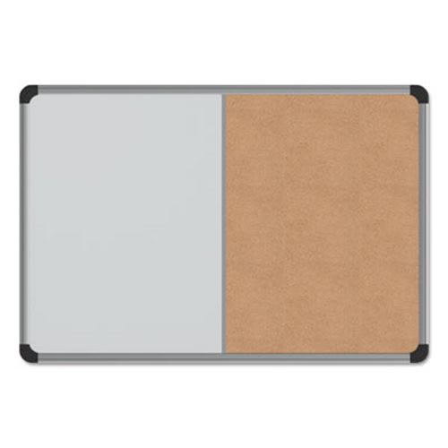 Melamine Universal Office Products UNV43743 Cork/dry Erase Board 36 X 24, 