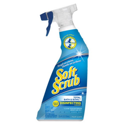 Soft Scrub Foaming Bathroom Cleanser, 25.4 oz Bottle, 9 per Carton (DIA00375CT)